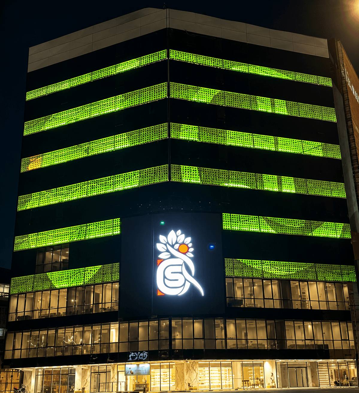Night View — Green
