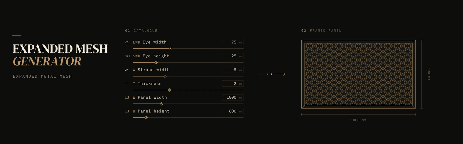 Expanded Mesh Generator